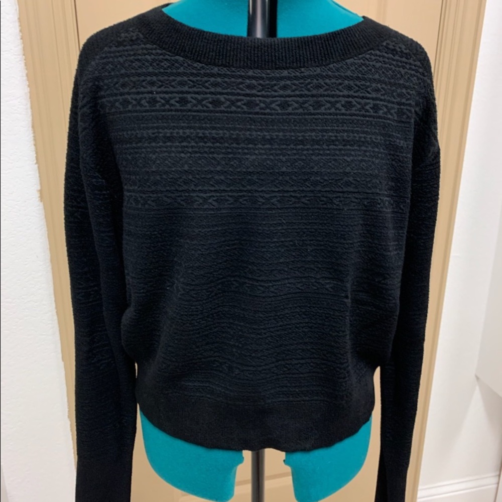Theory black sweater
